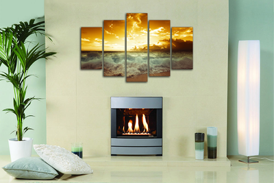 Модульная картина "Красное море"