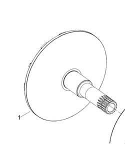 Фланец (щека/шкив) ведущего вариатора оригинальная BRP 417222857 для BRP LYNX/Ski-Doo