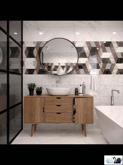 Плитка настенная Gracia Ceramica Celia white wall 01 25 х 60 см мрамор