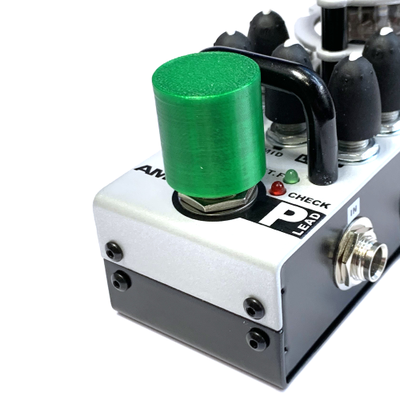 Насадка на кнопку педали эффектов, высокая (3D печать), 1 шт (зеленая)