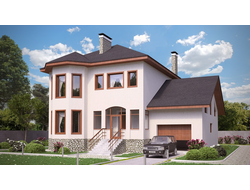 Дом из несъемной опалубки - Проект №12 | Woodbark.ru