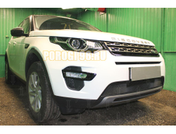 Защита радиатора Land Rover Discovery Sport 2014- black