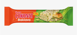 Вафельный батончик ULKER Cokonat в белом шоколаде с фисташкой, 36.5 гр