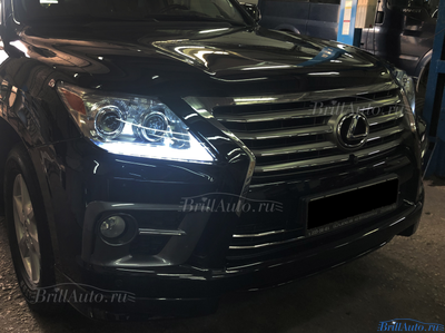 Рестайлинг Lexus LX570/LX450D из 2007-2011 в 2012-2015 Максимальный