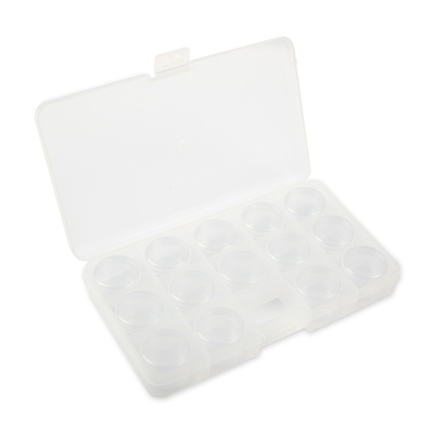 "Gamma" Коробка пластик для шв. принадл. OM-042-110 пластик 17.7 x 10.2 x 2.3см прозрачный