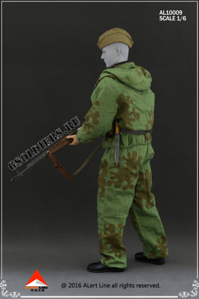 Советский снайпер с СВТ-40 - коллекционная фигурка 1/6 WWII The Soviets sniper suit AL10009 - Alert Line
