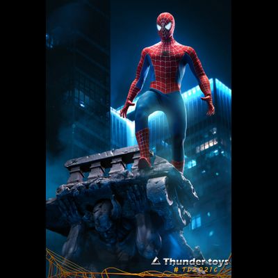 Человек-Паук (делюкс версия) - Коллекционная ФИГУРКА 1/6 Variant Spider Deluxe Edition (TD2021C) - Thunder Toys