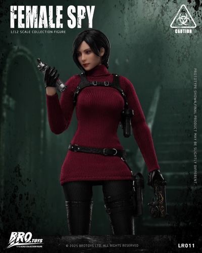 ПРЕДЗАКАЗ - Ада Вонг (Resident Evil 4 Remake) - Коллекционная фигурка 1/12 SCALE Female Spy with Movable Eyes (LR011) - BROTOYS ?ЦЕНА: 13900 РУБ.?