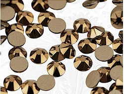 Стразы термоклеевые, цвет золотистый металлик, размер SS16 (3,8 - 4,0 мм), 1440 шт