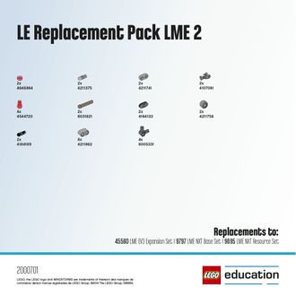 LE набор с запасными частями LME 2 2000701