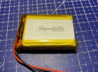 Original XZK 103450 3.7 v 2000mah  Lithium Rechargeable Battery.