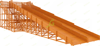 Зимняя горка IgraGrad Snow Fox, скат 18 м мод.1