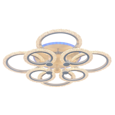 Люстра светодтодная Profit Light 8003/4+4 WHT 144W+11W RGB