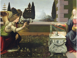 Картина обогреватель, репродукция Леонардо да Винчи Благовещение