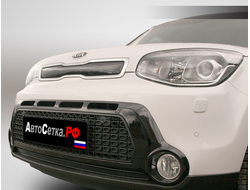 Premium защита радиатора для KIA Soul II (2013-2016)