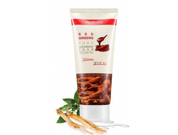 Пенка для умывания Farmstay Red Ginseng Pure Cleansing Foam с экстрактом красного женьшеня,180мл Корея