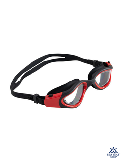 Очки для плавания Scorpena F8, чёрно-красн.
