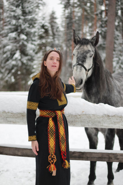 Платье славянское Велесиха