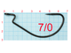 Офсетные крючки &quot;Instinkt&quot;, 4шт, №7/0