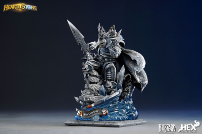 Король-Лич (серия Warcraft, HearthStone) - КОЛЛЕКЦИОННАЯ СТАТУЯ 1/10 The Lich King (HEXHS002) - HEX Collectibles x Blizzard