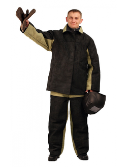 Костюм "Сварщик" 2,6 зимний брезентовый со спилком (МПТ)