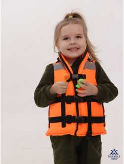 Жилет спасательный до 30кг БК "Водник Junior" ГОСТ