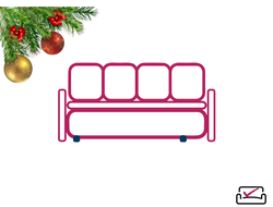 Чехлы на четырехместные диваны от 230 до 300 см