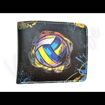 Кошелёк мини "Мяч рисованный BLACK"