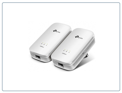 TP-LINK, HomePlug AV2 Сетевой адаптер PowerLine 1200 Мбит/с Ethernet (комплект 2 шт.)