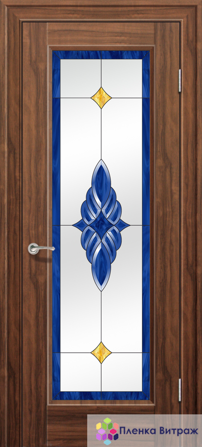 Витражная пленка, витражная пленка самоклеющаяся под заказ,пленочный витраж с фацетом в дверь