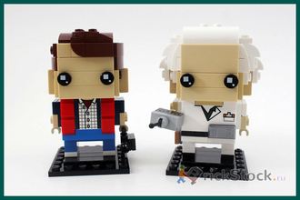 Lego brickheadz doc and marty sale