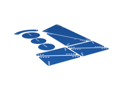 Plastic Science & Technology Panels, Trans-Dark Blue (4500588 / 4493536)