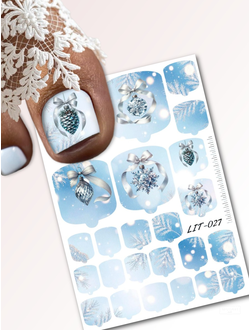 Мини пленки для педикюра LIT-027