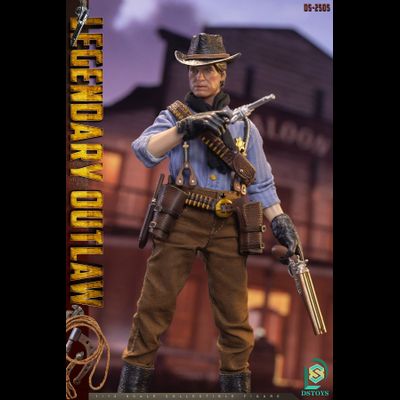 Артур Морган, делюкс версия (Red Dead Redemption 2, RDR2) - Коллекционная фигурка 1/12 SCALE Red Dead Redemption Dual Head Sculpt Deluxe Edition (DS-2506) - DSTOYS