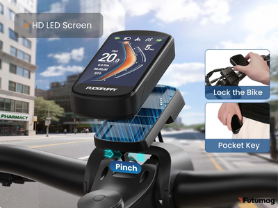 Электровелосипед PUCKIPUPPI BEAGLE оранжевый