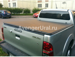 Крышка трехсекционная виниловая, в кузов пикапа 2015 н.в.