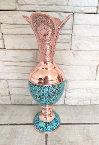 Медная ваза Фирузе-Куби Иран арт.359