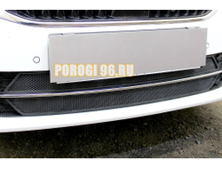 Защита радиатора Skoda Oktavia А7 2017- black