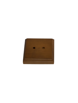 Подложка на-бревно Кром для распределительной коробки, орех