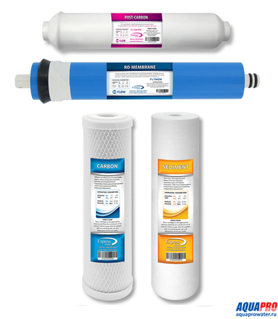 Комплект фильтров для систем AquaPro, 4 ступени