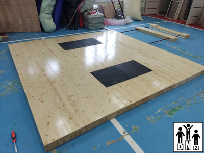 Помост тяжелоатлетический 3х3