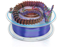 PLA SILK TRICOLOR трехцветный для 3D принтера 1 кг YOUSU