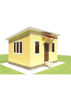 ЛЕТНЯЯ КУХНЯ ИЗ БРУСА: ГАБАРИТНЫЕ РАЗМЕРЫ: (5Х4М), ОБЩАЯ ПЛОЩАДЬ: 20М²