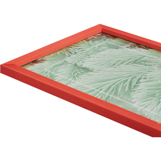 Рамка 21х30см деревянная, профиль №2, (красный)