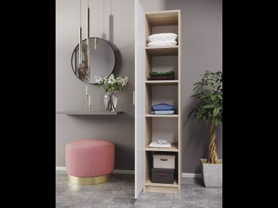 Шкаф-пенал SK400 Спейс Сонома (Гросс)