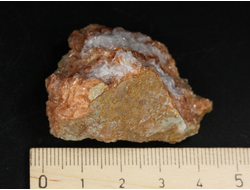 Целестин, кристаллы на породе, Россия, Северный Кавказ, КЧР (43*35*22 мм, 42 г) №37511