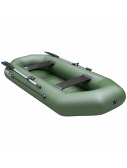 Гребная лодка пвх Аква-Оптима 280 цвет зелёный