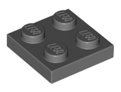 Plate 2 x 2, Dark Bluish Gray (3022 / 4211094)