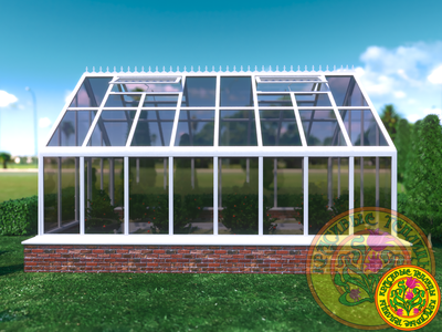 Теплица из алюминия и стекла УЭЛЬС разработана с учетом российских климатических условий,