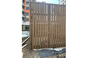 Забор из ДПК